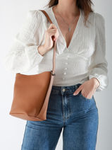 Sac Port paule Sac  Dos S Cavalier Cuir Etrier Beige cavalier ECLR126S-vue-porte