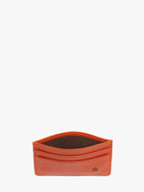 Porte-cartes Madras Cuir Etrier Orange madras EMAD011-vue-porte