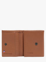 Porte-monnaie Madras Cuir Etrier Marron madras EMAD097-vue-porte