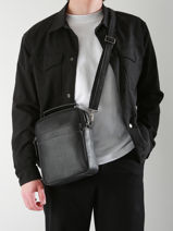 Leather Spider Crossbody Bag Etrier Black spider ESPI732M-vue-porte