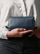 Portefeuille L Tradition Cuir Etrier Bleu tradition ETRA095L-vue-porte