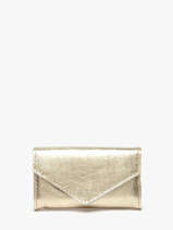 Coin Purse Leather Etrier Gold etincelle irisee EETI5018