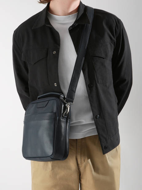 Leather Flandres Crossbody Bag Etrier Blue flandres EFLA732M other view 1