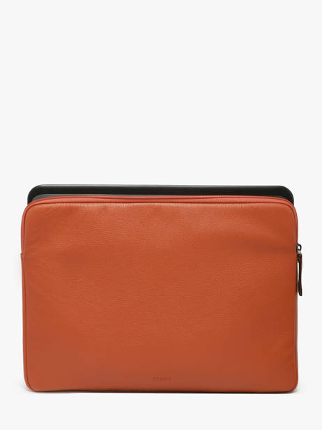 Leather Flandres 15'' Laptop Cover Etrier Orange flandres EFLA8835 other view 2