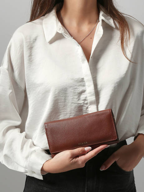 Continental L Leather Tradition Wallet Etrier Brown tradition ETRA095L other view 1